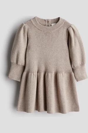 H&M Fijngebreide katoenen jurk