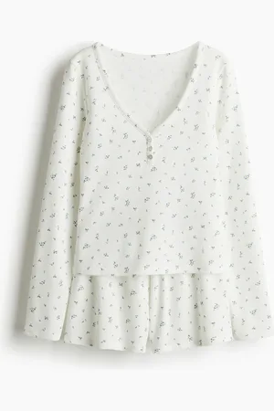 H&M Gewafelde pyjama