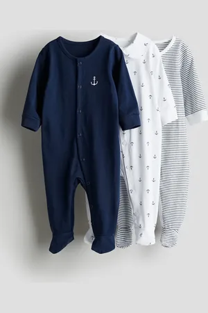 H&M Set van 3 katoenen pyjamapakjes