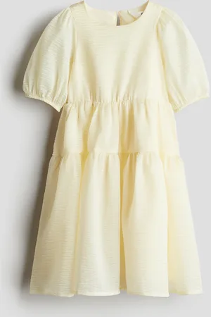 H&M Jurk van organza met dessin