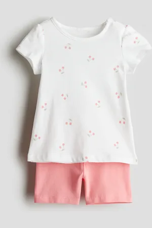H&M Tweedelige set van katoenen tricot