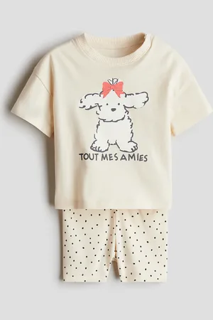 H&M Tweedelige set van katoenen tricot