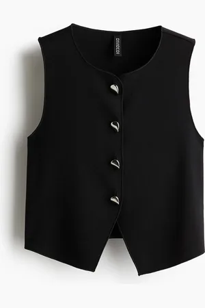 H&M Cropped tricot gilet