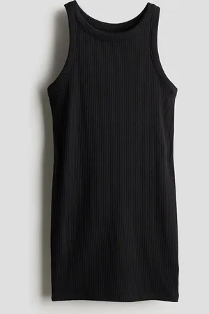 H&M Jurk van ribtricot