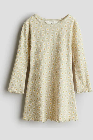 H&M Tricot jurk met lange mouwen