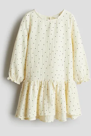H&M Jurk van katoenen mousseline