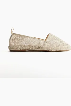 H&M Espadrilles van mesh met decoraties