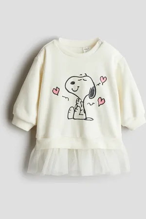 H&M Sweatjurk met tulen rok