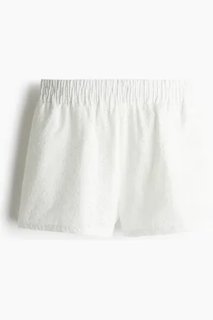 H&M Short met broderie anglaise - High waist