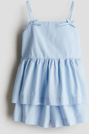 H&M Tweedelige set van katoenen popeline