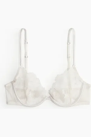 H&M Beugel-bh van mesh zonder padding