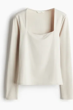 H&M Tricot top met lange mouwen