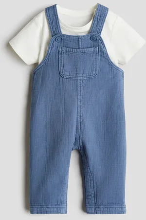 H&M Tweedelige set - Salopette en shirt