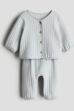 H&M Tweedelige set van doorgestikt tricot