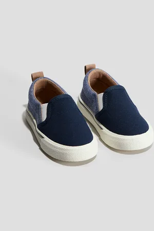 H&M Slip-on sneakers van katoenen canvas