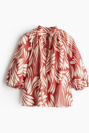H&M Blouse met ballonmouwen