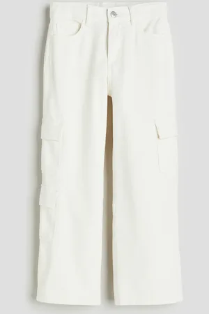 H&M Loose Fit Wide Leg Cargo Jeans