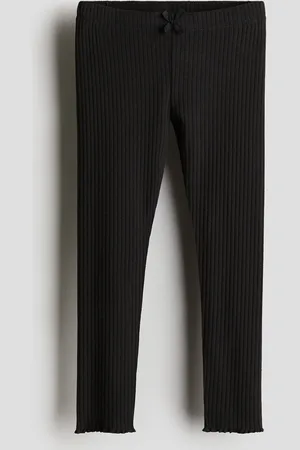 H&M Geribde katoenen legging