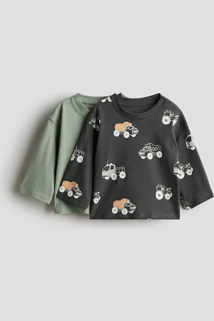H&M Set van 2 shirts met lange mouwen