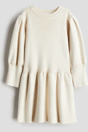 H&M Fijngebreide katoenen jurk