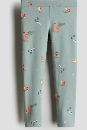 H&M Tricot legging met print