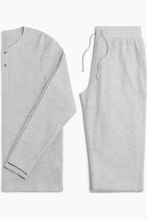 H&M Gewafelde pyjama - Regular Fit
