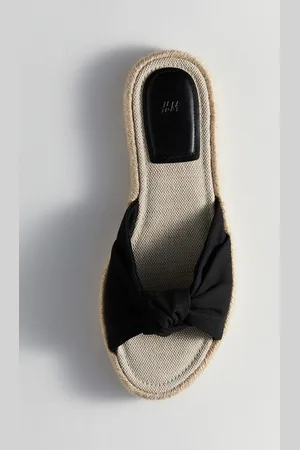 H&M Espadrille-slippers met geknoopt detail