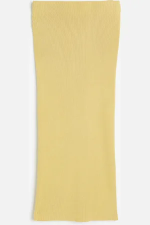 H&M Ribgebreide rok