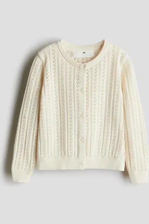 H&M Ajourgebreid katoenen vest