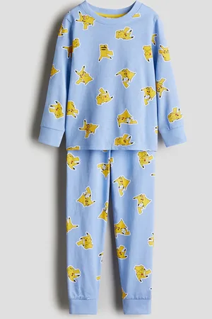 H&M Pyjama van katoenen tricot met print