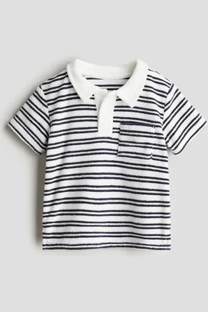H&M Poloshirt van katoenen badstof