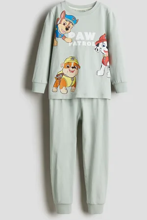 H&M Pyjama van katoenen tricot met print