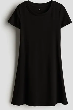 H&M Tricot jurk met korte mouwen