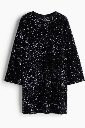 H&M A-linejurk met pailletten