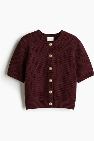 H&M Structuurgebreid vest