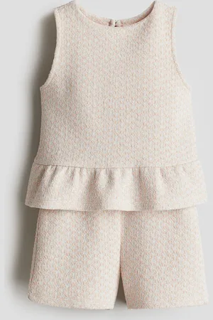H&M Tweedelige jacquardgebreide tricot set