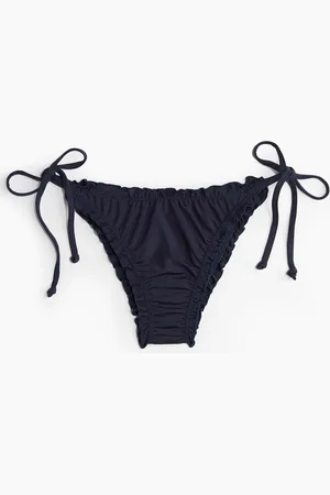 H&M Bikinitanga met strikbandjes - Brazilian