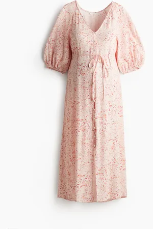H&M MAMA Jurk met strikceintuur