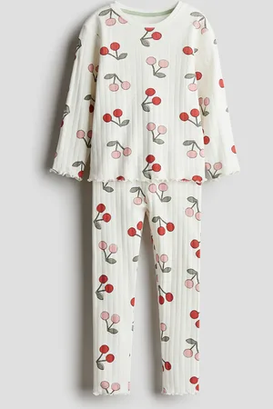H&M Pyjama van geribd katoen