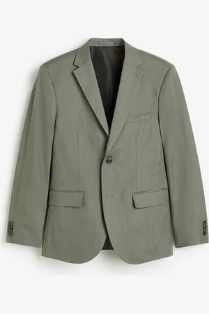 H&M Linnen colbert - Slim Fit