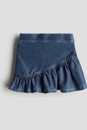 H&M Volantrok met denimlook