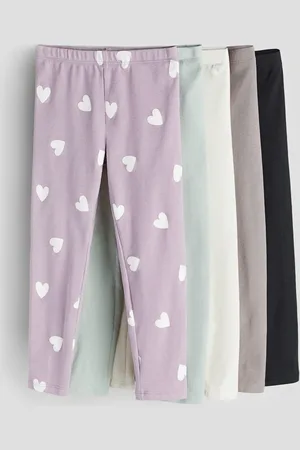 H&M Set van 5 tricot leggings