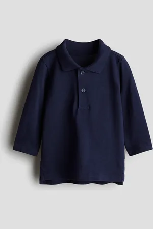 H&M Piqué poloshirt met lange mouwen