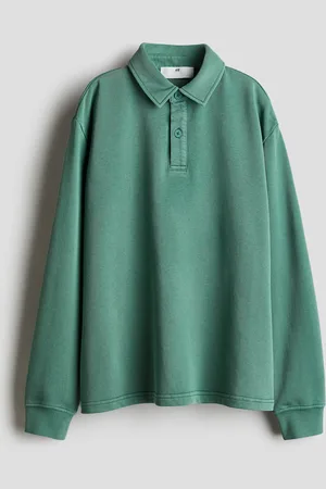 H&M Poloshirt van joggingstof
