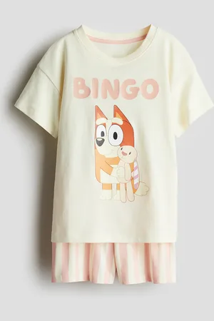 H&M Pyjama van katoenen tricot met print