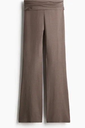 H&M Uitlopende tricot broek