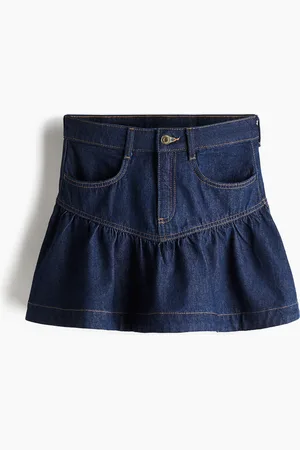 H&M Denim rok met peplum