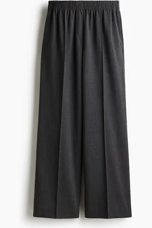 H&M Wijde broek met persvouwen