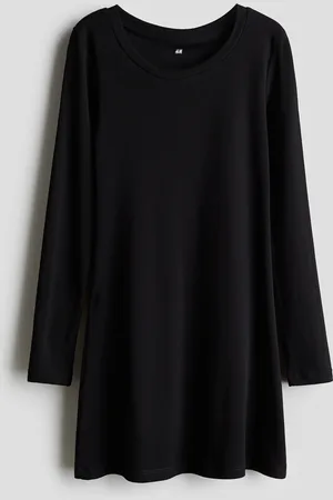 H&M Tricot jurk met lange mouwen