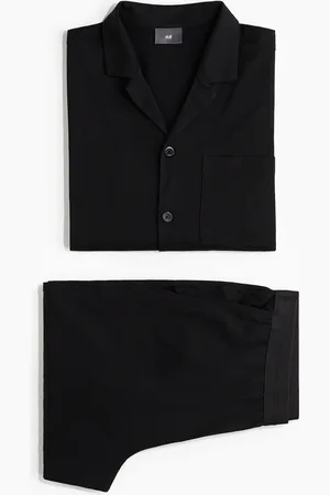 H&M Pyjama van katoenen tricot - Relaxed Fit